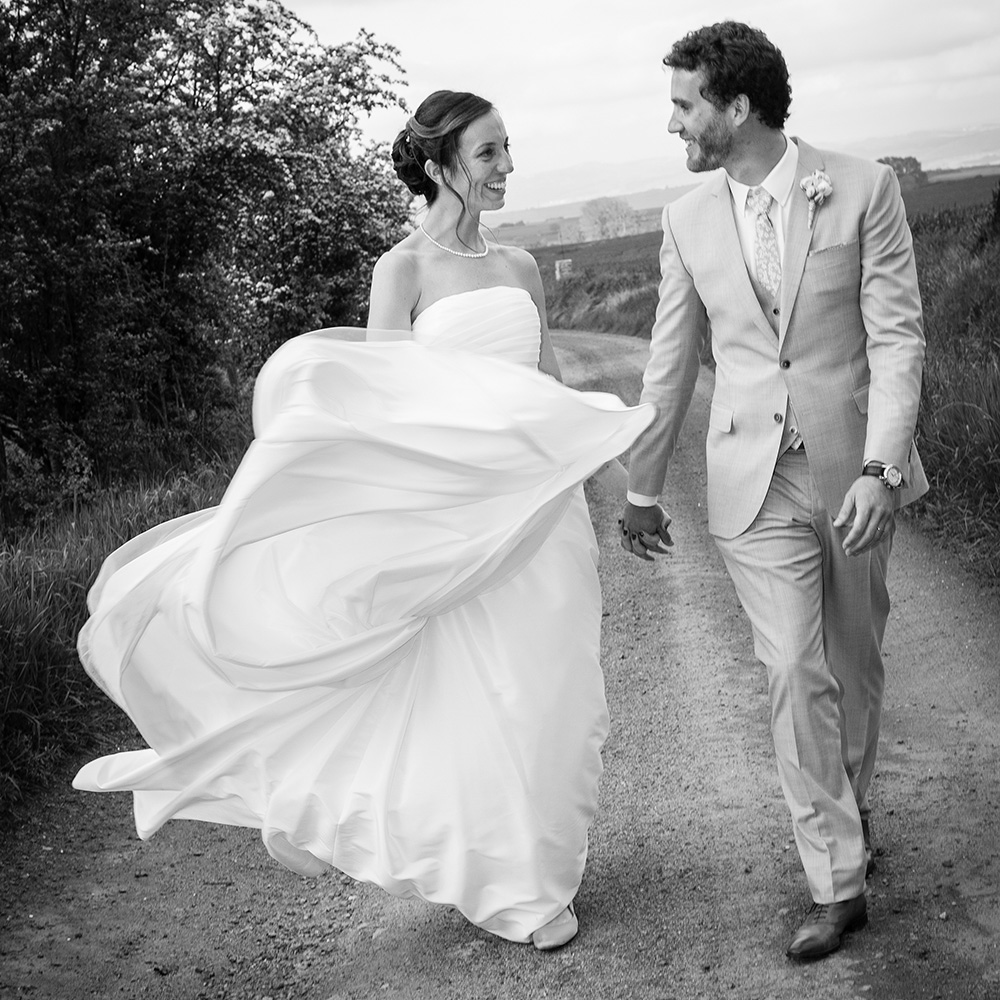 Photographie de mariage au clos du fort a collanges en auvergne