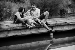 photo de famille au parc de cebazat par un photographe professionnel